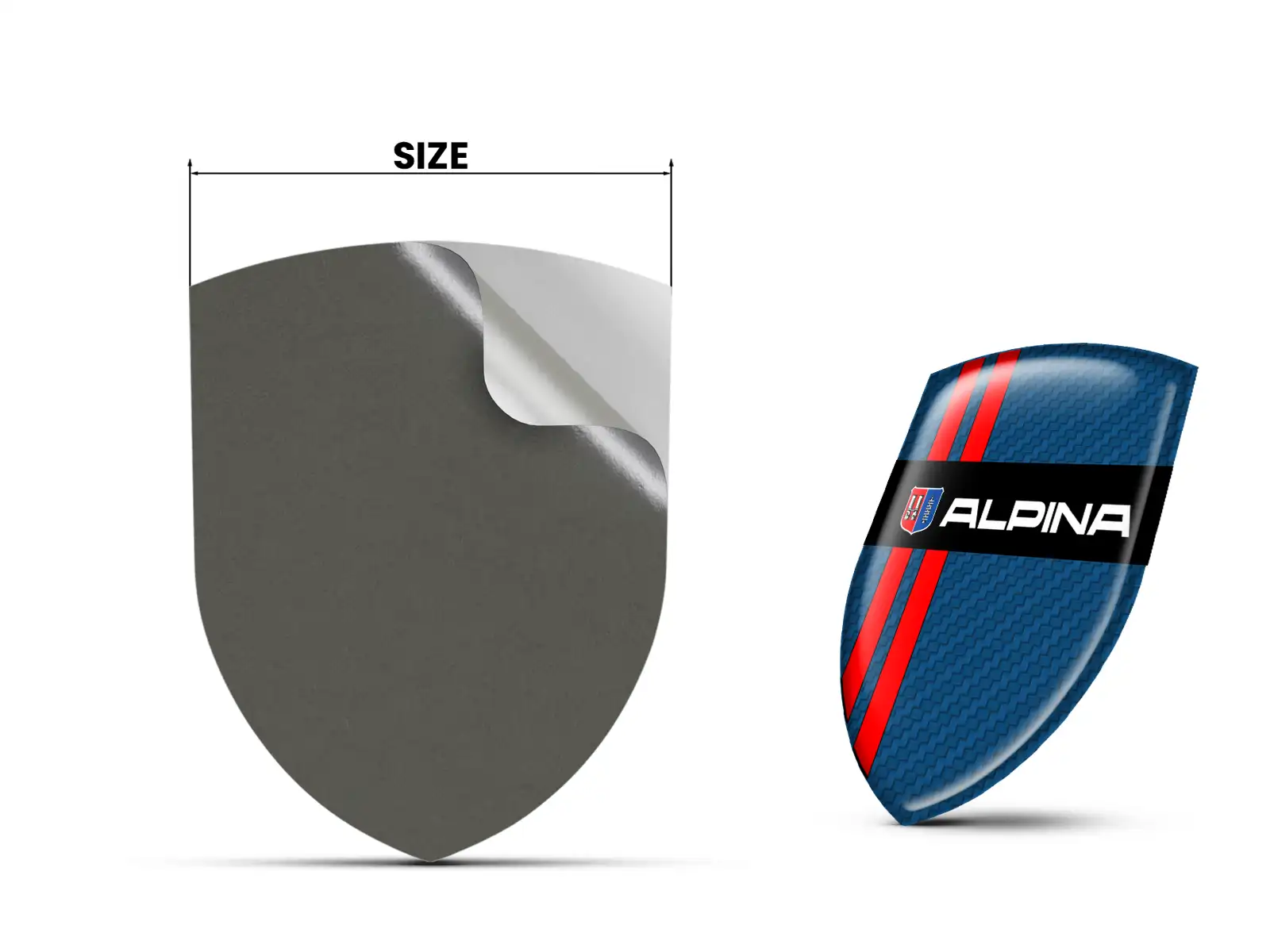 Alpina Business Sticker Etiketten Stilvoll Anpassbar Robust
